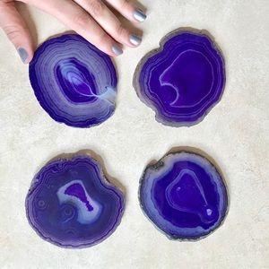Brand new agate coasters-perfect Christmas gift